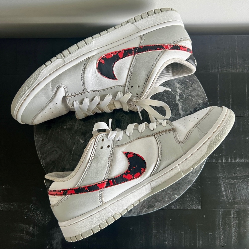 Nike Dunk Low SE Lottery Pack Men’s Size 9.5 DR9654-001 Grey White